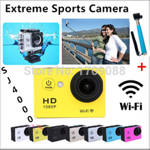 1080P Full HD wireless SJ4000 diving 30 meters waterproof action camera go pro camera Extreme Sports Camera / + gopro tripod