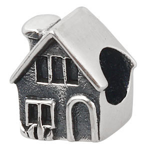 Free Shipping 100 925 Sterling Silver Bead Jewelry Fit pandora European House Silver Beasd Charm Fit