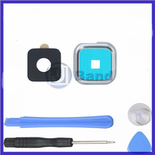 Rear Camera Glass Lens With Holder Replacemnt Parts Installation Kits For Samsung Galaxy S5 i9600 G900