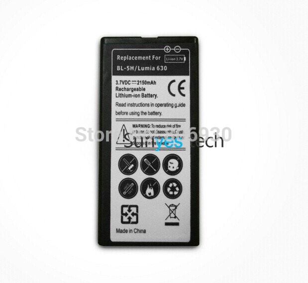 3 x 2150  BL-5H    Nokia Lumia 630 636 638 635 Bateria Betterie   PIL