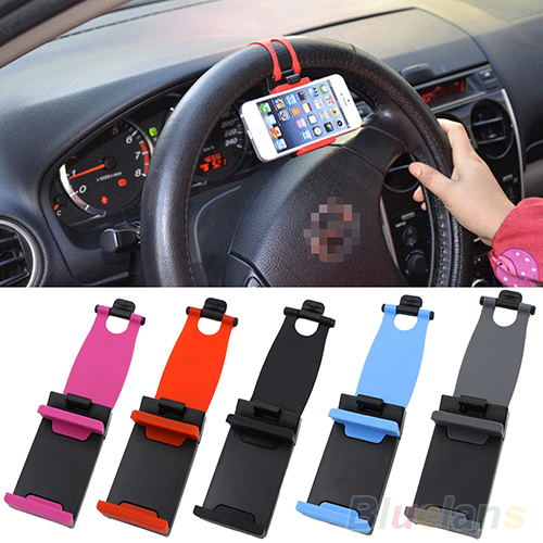niversal Car Steering Wheel Bike Clip Mount Holder For iphone Phone Samsung GPS 2M71