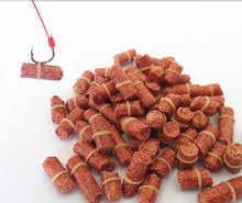 Hot Selling 3bags/lot Red Smell Grass Carp Baits Coarse Fishing Baits Fishing Lures Free Shiping