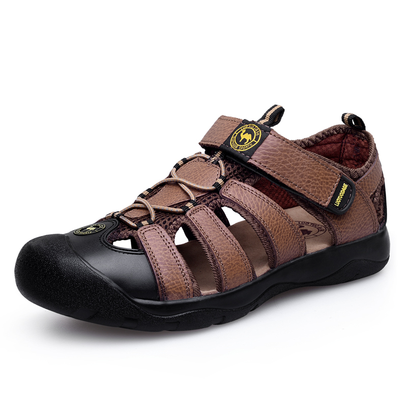Genuone Leather Hiking Sandals Shoes New 2015 Summer Outdoor Sandals ...