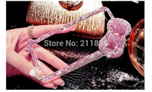 Free Gift Luxury Cute Bow Bowknot Bling Crystal Diamond Hard Cover Case For iPhone 6 4