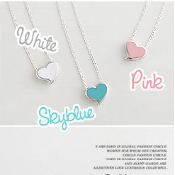 European and American fashion jewelry trend of retro sweet peach heart necklace female wholesale Free shipping
