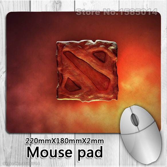 6 Piece Choice Dota 2 logo Rubber Soft gaming mouse Cool Games black mouse pad
