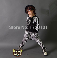 In the spring of 2015 han edition zebra Children s wear suit costumes