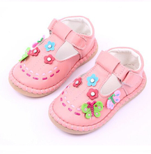 pu leather flower summer sandals girls sandals soft sole kids shoes girls shoes fashion princess shoes