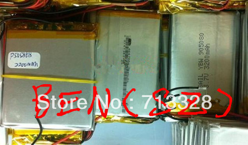 Size 105068 3 7V 3700mah Lithium polymer Battery with Protection Board For PDA Tablet PCs Digital