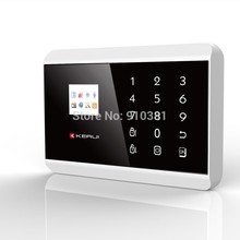 US Stock KERUI App Controlled Wireless GSM Autodial Home Smoke Alarm Secur System Sensor English France