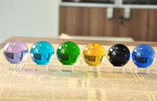 8pcs 50mm Natural Polished Multi-color Crystal Quartz Sphere Ball Fengshui Crystal Ball Nunatak Lucky Decoration Stand
