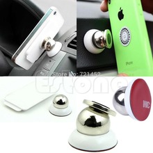 J35 Free Shipping 360 Degrees Magnetic Car Dash Mount Ball Dock Holder For iPhone PDA Tablet
