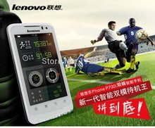 original 4″ Lenovo P700 cell phones MTK6575 mobile phone android4.0 smart phone 4GB ROM 5.0MP camera with wifi GPS Russian