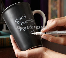 360ml coffee chalk Mug with pen Leaving Message Mug 12oz chalkboard mug with pen 1mug