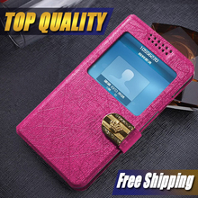 Lenovo S650 case , Ultra thin silk Leather flip cover For S650 s658t Flip Cover Mobile Phone Bags Covers Cases Accessories