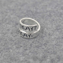 The Fault in Our Stars Rings Cupid Fashion Jewelry Two Okay Ring Cute Okay Rings Jewelry