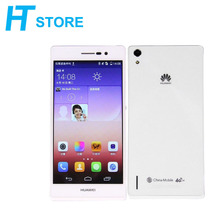 Huawei Ascend P7 4G LTE phone in stock Android 4.4.2 dual SIM smartphone 5.0” incell ips 1920*1080pix quad core 1.8GHz 2GB ram