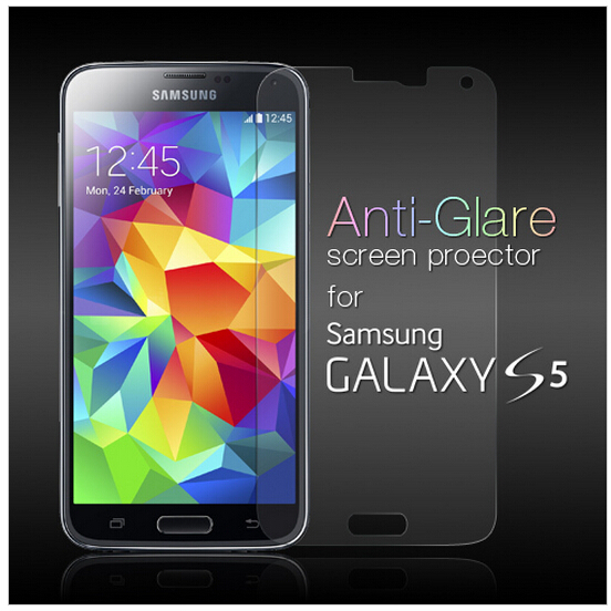 1pcs Clear Galaxy S5 Screen Protector For Samsung i9600 Screen Protective Film Hight Quanlity