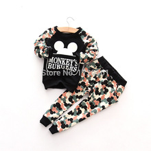 2015 New Baby Girls boys set Spring autumn sport suits AM boy coat pant Kids casual