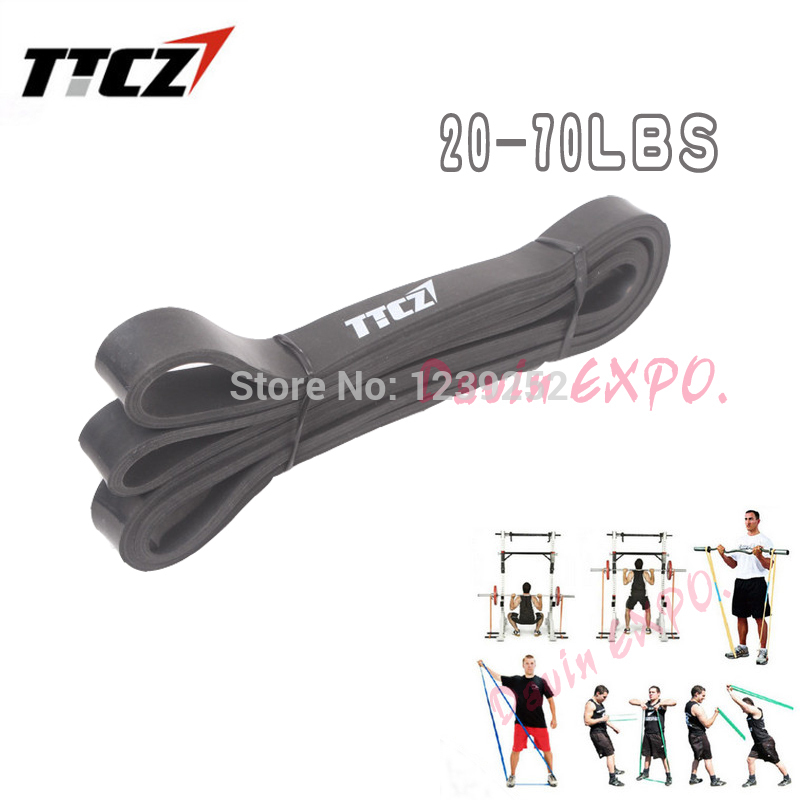 New Black 2 1CM Width Fitness Resistance Band Equipment Physical Rubber Band For Exercise Pull Up