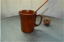 Exquisite Lovely Eco Friendly Japanese Tableware Creative Wooden Cups Coffee Mug Heat Insulation Vintage Wood Cup