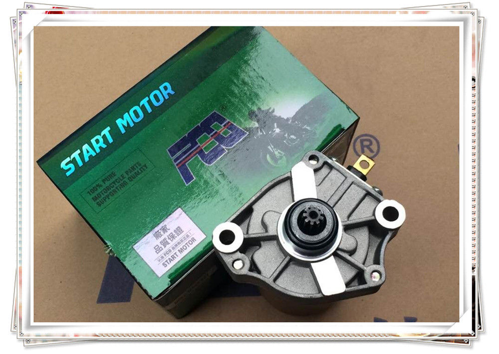 New high quality motorcycle scooter starting motor wh100cc 9 starter motor gear