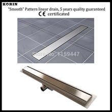 1200mm «Smooth» Style Stainless Steel 304 Linear Shower Drain, Horizontal Drain, Shower Floor Waste, Shower Channel