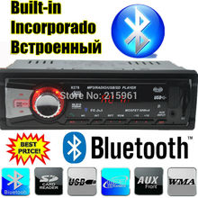 2015 новый 12 В стерео FM радио MP3 аудио плеер со встроенным Bluetooth телефон USB / SD MMC порт автомобильный радиоприемник Bluetooth в тире 1 DIN
