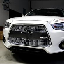 Car Aluminum alloy Racing grille auto Chrome plating decoration products accessories suitable for MITSUBISHI ASX 2013