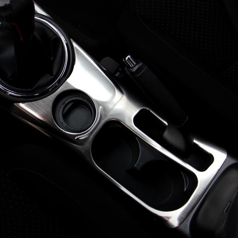 Free shipping One set 1pcs Car interior stainless steel Hand brake panel for MITSUBISHI ASX MITSUBISHI