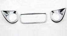 New Rear Fog Light Lamp Cover Chrome Trim Trims 3pcs for MITSUBISHI ASX MITSUBISHI ASX Accessories