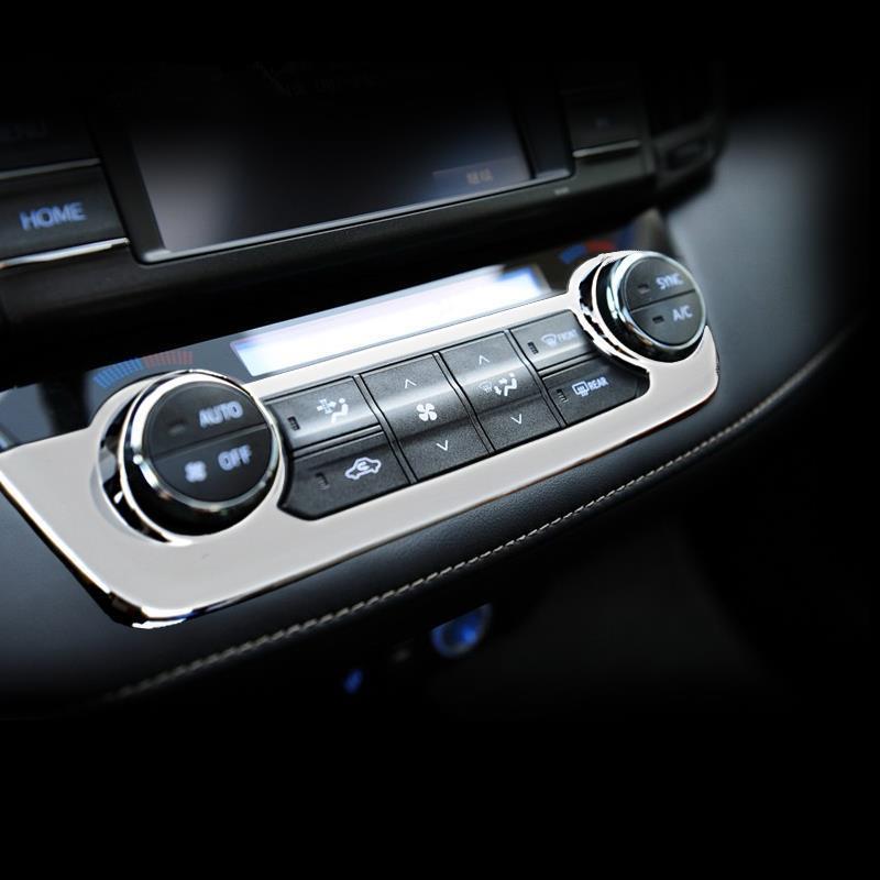 Car Console panel switch Cover Trim cover for Toyota RAV4 2014 2015 auto accessories free shipping