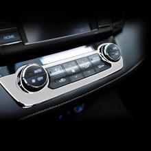 Car Console panel switch Cover Trim cover for Toyota RAV4 2014 2015 auto accessories free shipping