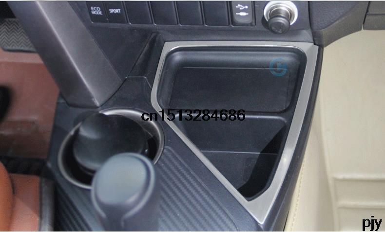 Car central storage box Stainless Steel trim Storage box Decoration trim for Toyota Rav4 Rav 4