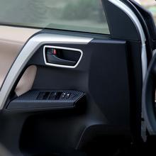 Stainless steel interior door handle cover trim decoration for Toyota RAV4 RAV 4 2014
