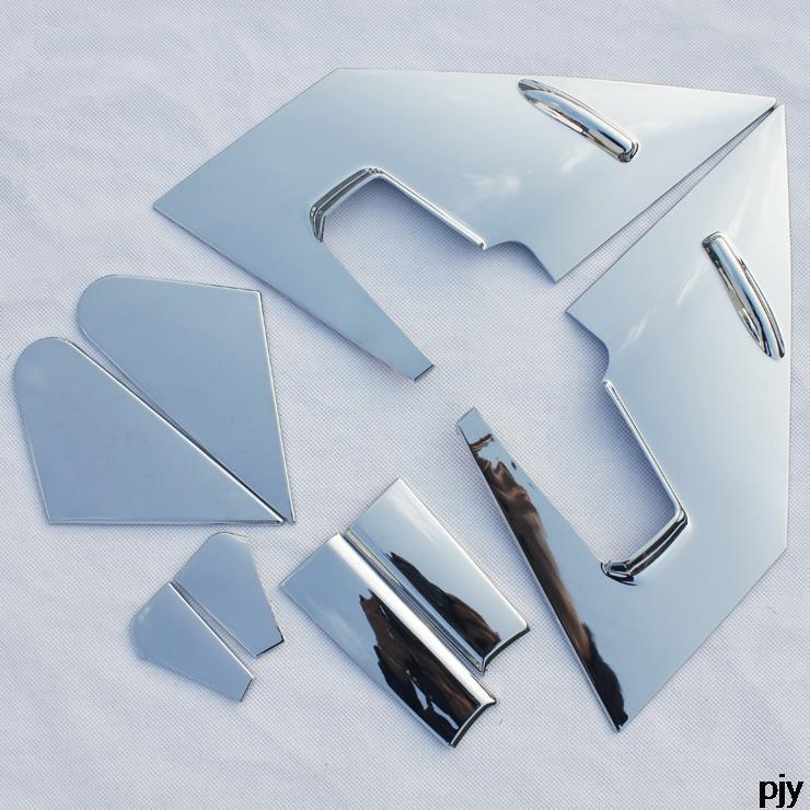 High quality Front triangle Window column ABS chrome decoration trim for Toyota Rav4 Accessories 20140 2015