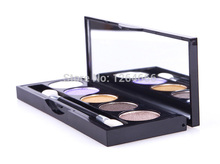 High Quality 5 Color Eyeshadow Pallet Smoky eye shadow makeup with brush mirror