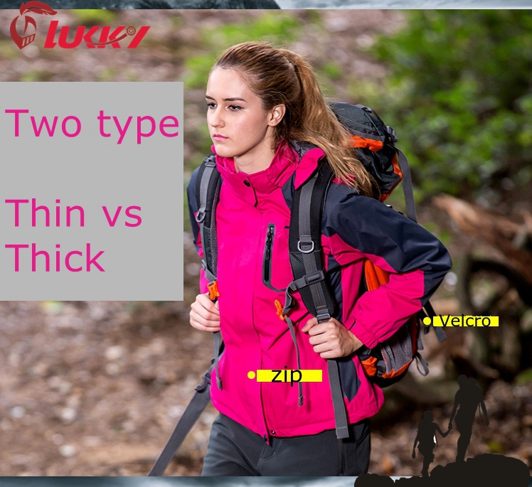 Free Shipping windbreaker jacket Winter Woman Men jackets softshell jacket Peach color