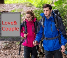 Free Shipping windbreaker jacket Winter Woman Men jackets softshell jacket Peach color