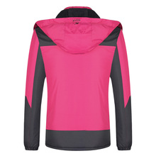 Free Shipping windbreaker jacket Winter Woman Men jackets softshell jacket Peach color