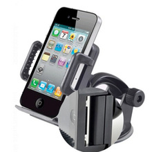 2015 New Windshield 360 Degree Rotating Car Sucker Mount Bracket Holder Stand  for 55-100MM Phone GPS Accessories Fast delivery