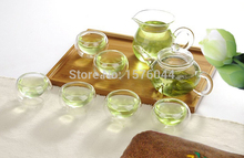 2015 new arrival special sale 8pcs/set high temperature resistant glass teapot set 1pcs 250ml +1pc 200ml+6pcs cup free shipping