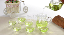 2015 new arrival special sale 8pcs set high temperature resistant glass teapot set 1pcs 250ml 1pc