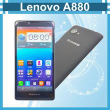 Original Lenovo A880 Smartphone MTK6582M Quad Core 1GB RAM 8GB ROM Android 4.2 Phone 5.0MP Camera WCDMA GPS Dual Sim GPS 6”