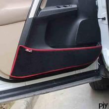 prevent dirty door protection Plush pad door mat auto accessories for Toyota Rav4 rav 4 2014