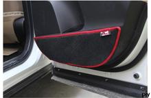 prevent dirty door protection Plush pad door mat auto accessories for Toyota Rav4 rav 4 2014