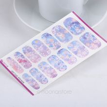 12 Pcs Sheet Beautiful Flower Design Nail Sticker Water Transfer Decals DIY Manicure Foils Stamping Nail