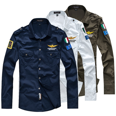 Мужская повседневная рубашка The trend 2015 Aeronautica Slim Fit Camisas Hombre S9929
Мужская повседневная рубашка The trend 2015 Aeronautica Slim Fit Camisas Hombre S9929