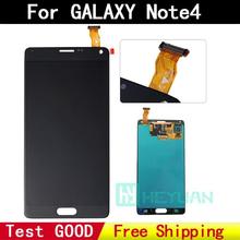 Wholesale Mobile phone Replacement spare parts 100 Original New for Samsung Note 4 N9100 LCD Digitizer