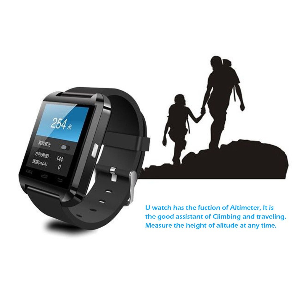 2015 Bluetooth Smart WristWatch Watch U8 U Watch for Samsung S4 Note 2 Note 3 HTC